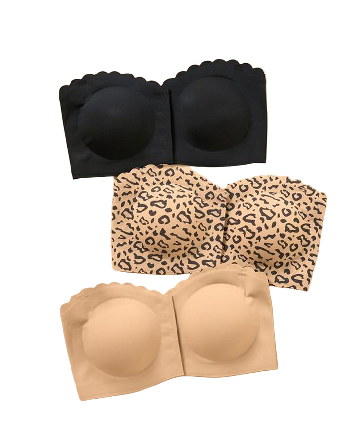 Elyndira – Strapless Scalloped Edge Lift-Up Bra