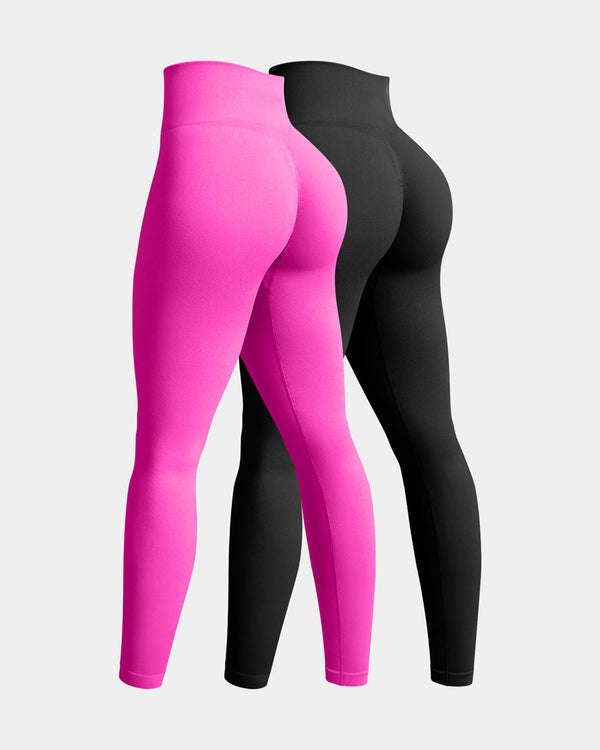 Serenyvaelle – Two-Pack Seamless High-Waist Yoga Leggings