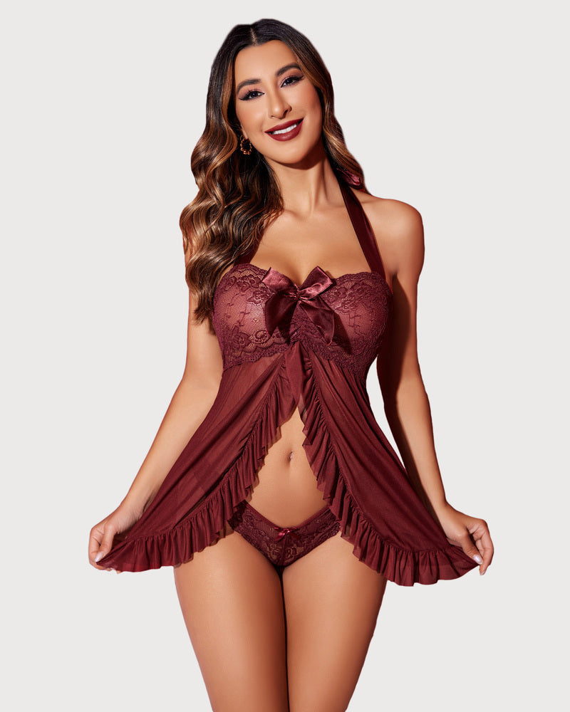Selendra – Lace Babydoll Nighty