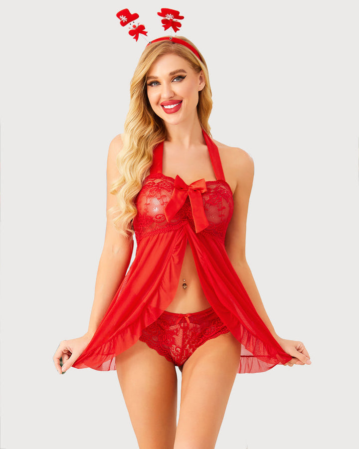 Selendra – Lace Babydoll Nighty