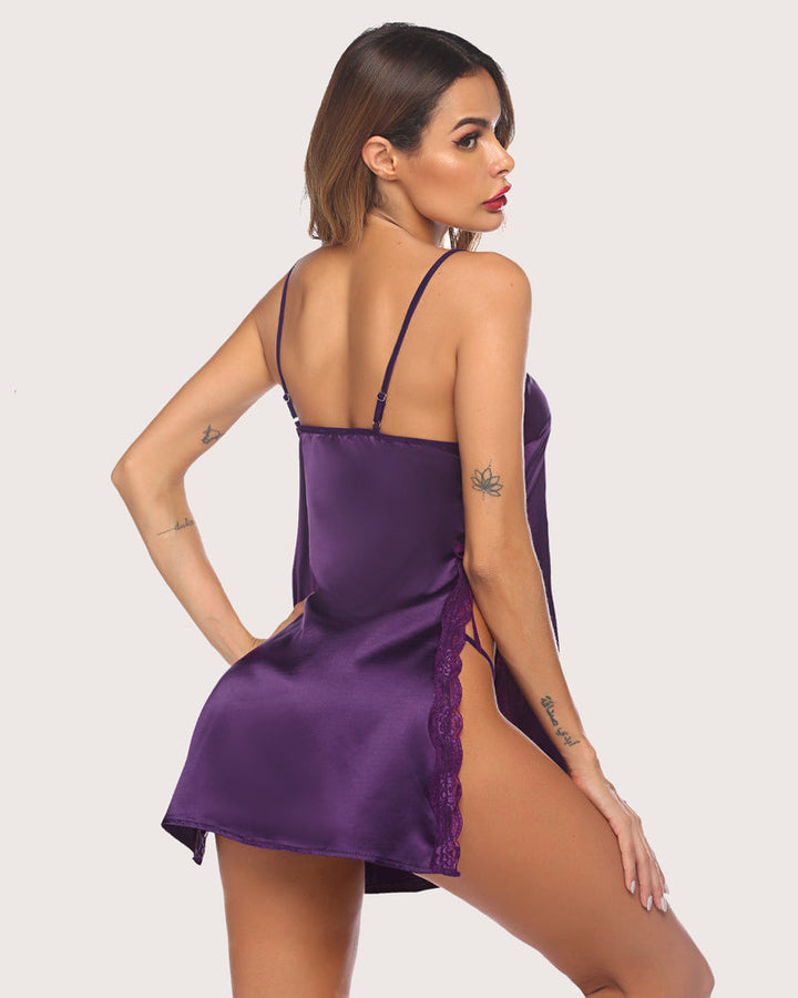 Cyrilla – Satin Lace Chemise