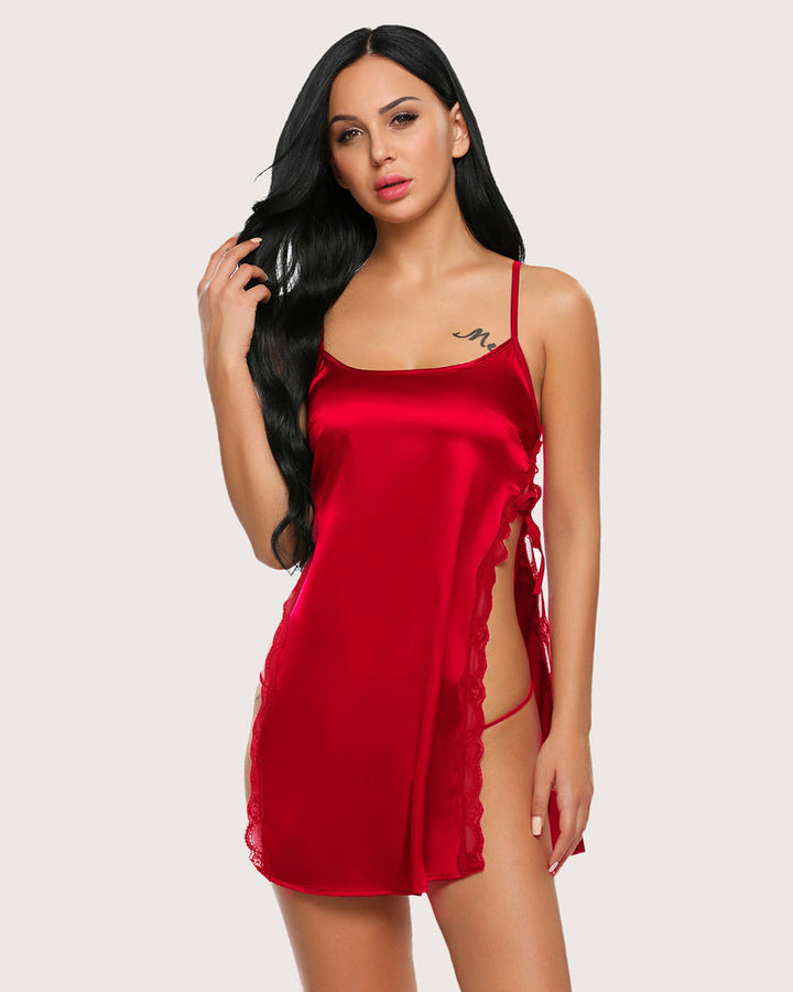 Cyrilla – Satin Lace Chemise