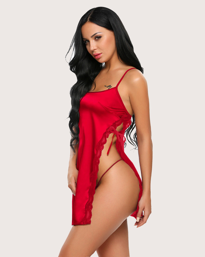 Cyrilla – Satin Lace Chemise
