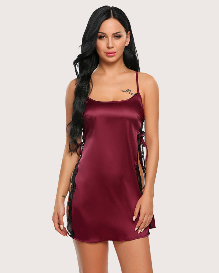 Cyrilla – Satin Lace Chemise