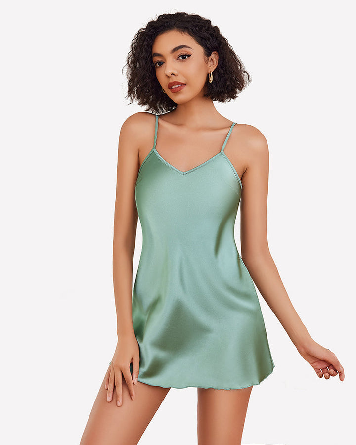 Evelisse – Satin Slip Nightgown
