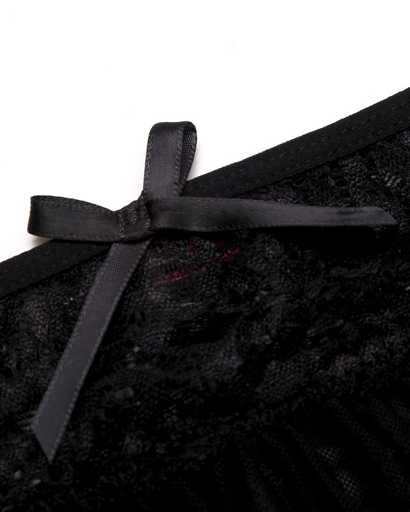 Sylvette – Lace Bralette Skirt Set