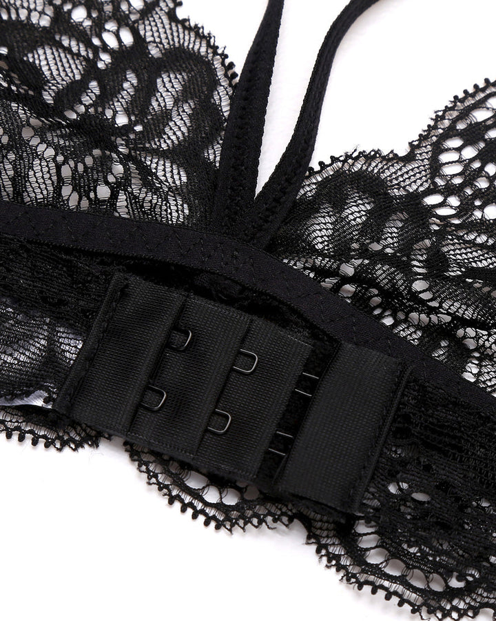 Sylvette – Lace Bralette Skirt Set