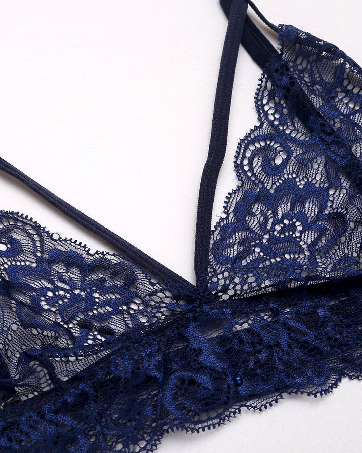 Sylvette – Lace Bralette Skirt Set