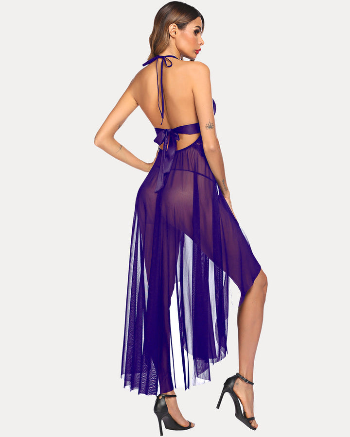 Kaelira – Leopard Deep V Nightwear