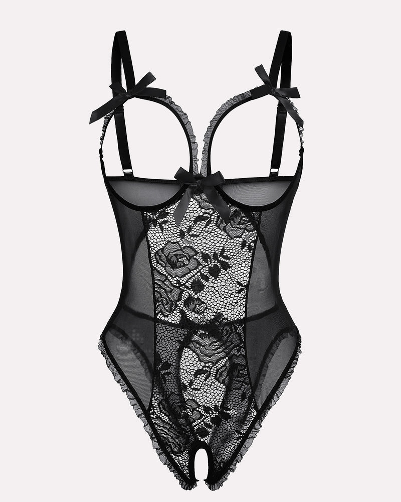 Noerisse – Christmas Lace Mini Bodysuit