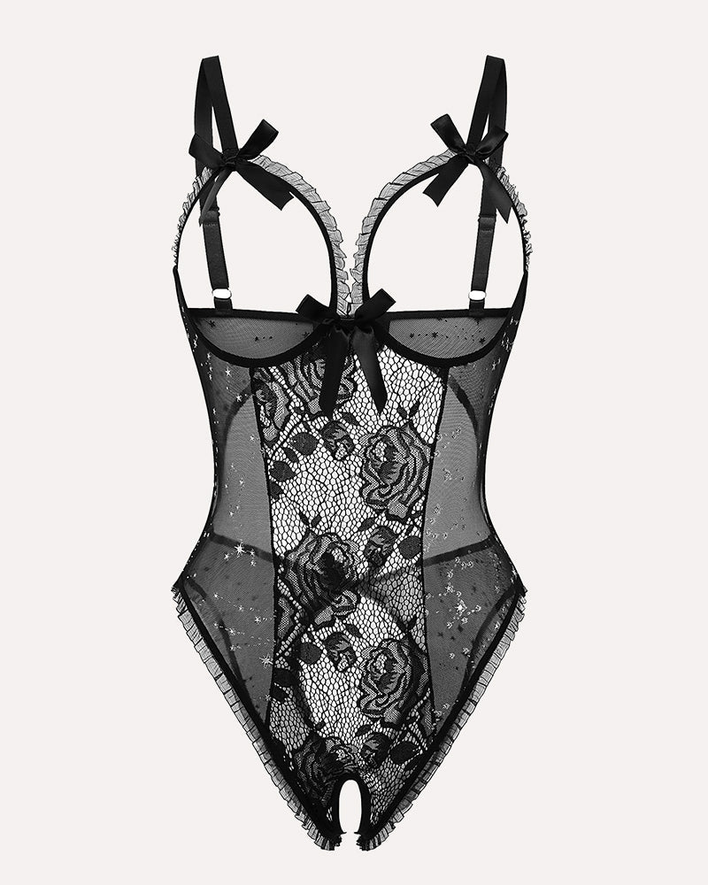 Noerisse – Christmas Lace Mini Bodysuit