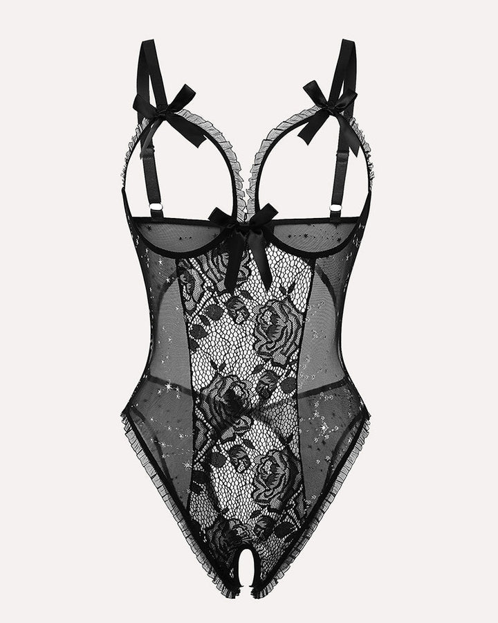 Noerisse – Christmas Lace Mini Bodysuit