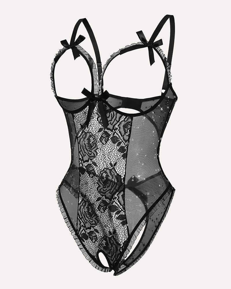 Noerisse – Christmas Lace Mini Bodysuit