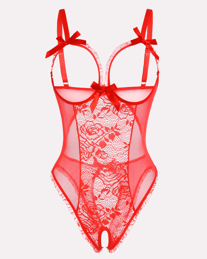 Noerisse – Christmas Lace Mini Bodysuit