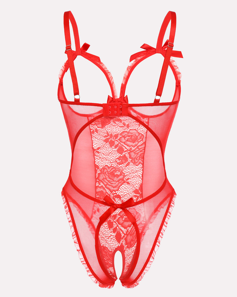 Noerisse – Christmas Lace Mini Bodysuit