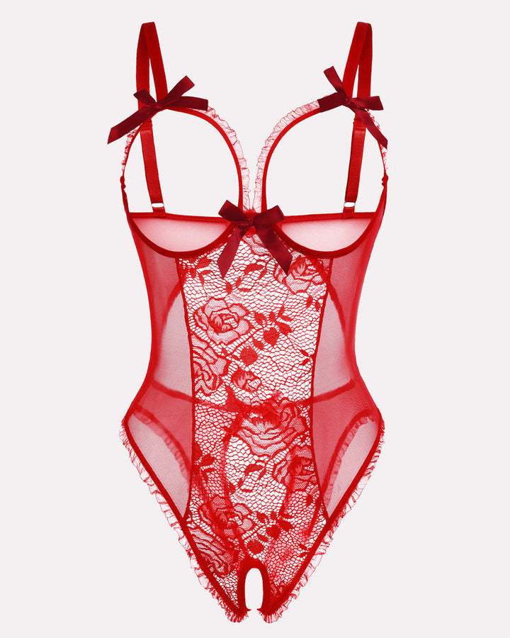 Noerisse – Christmas Lace Mini Bodysuit