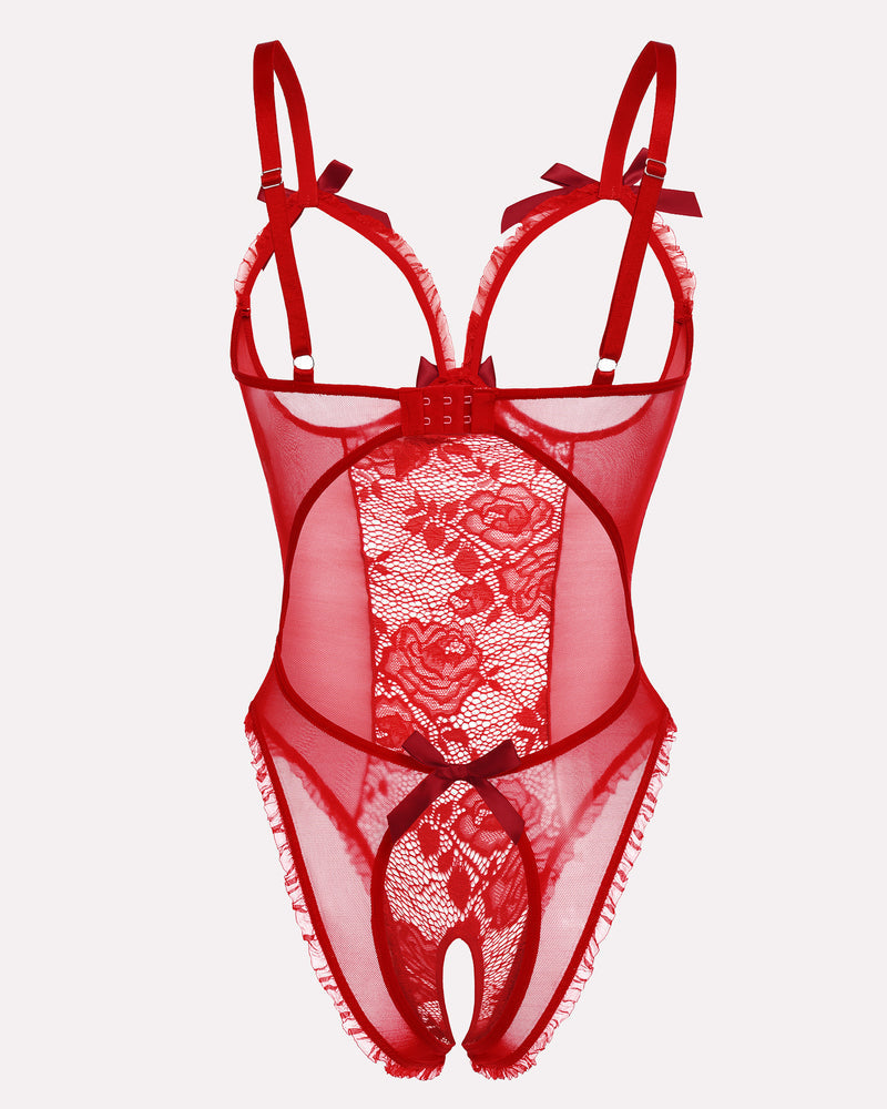 Noerisse – Christmas Lace Mini Bodysuit
