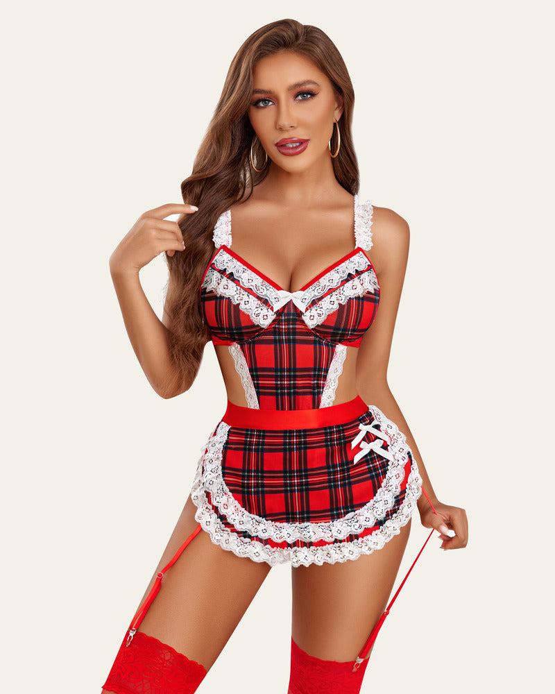 Serenyxiaa – French Maid Lace Teddy