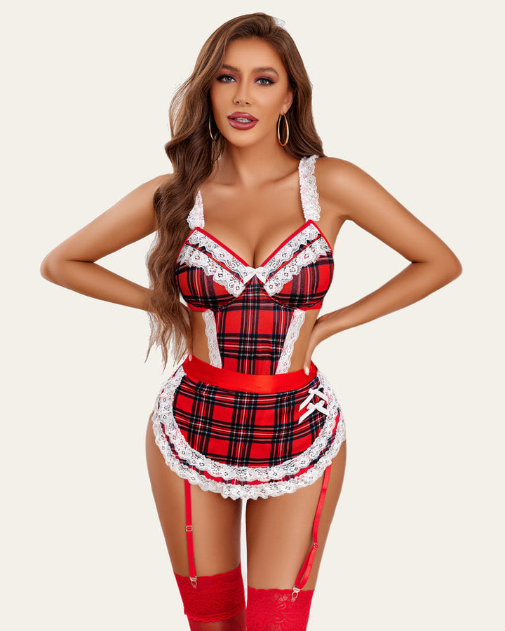 Serenyxiaa – French Maid Lace Teddy