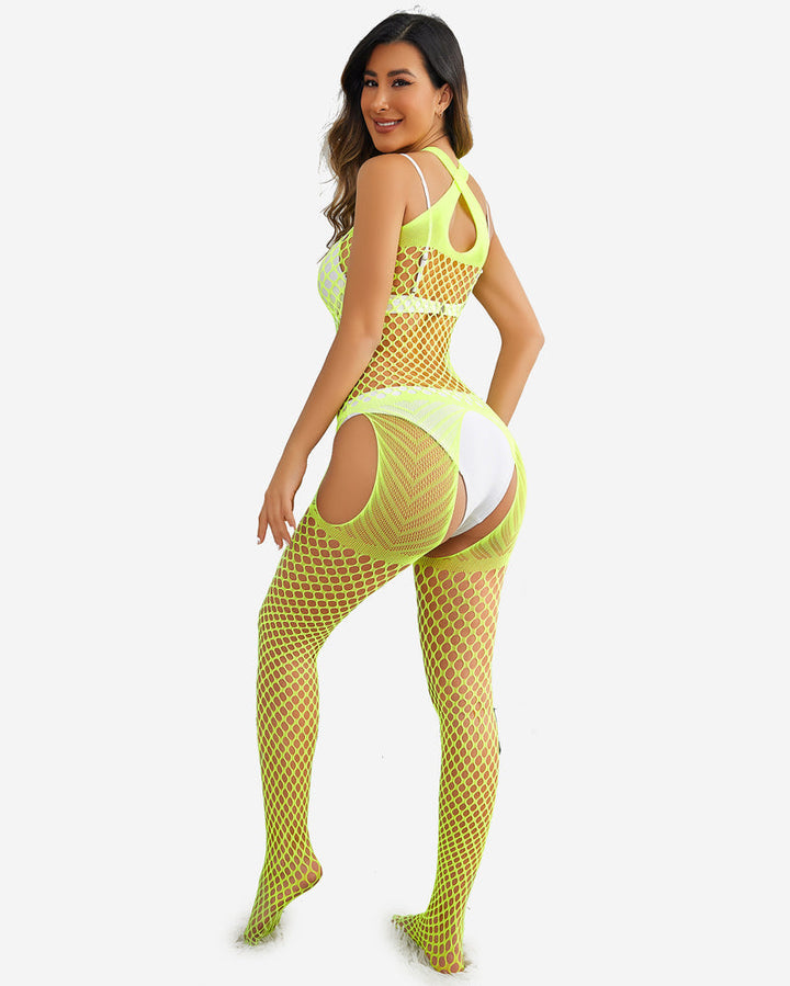 Corvalia – Mesh Bow Tie Uniform Pajamas Set