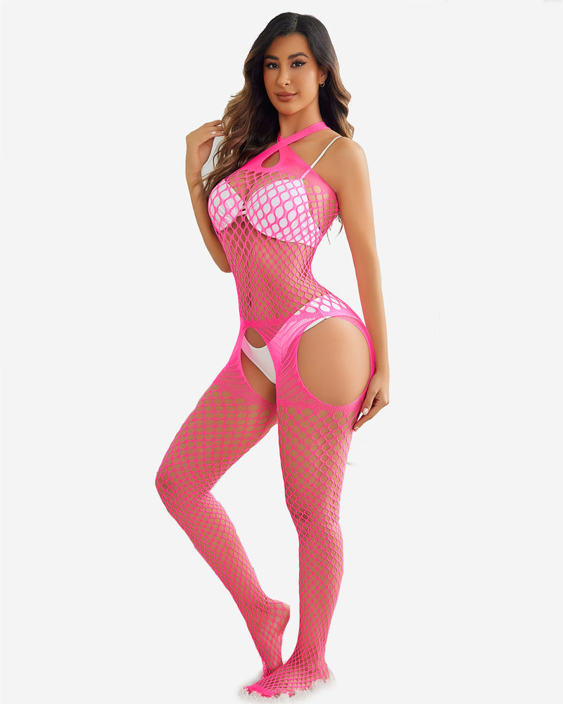 Corvalia – Mesh Bow Tie Uniform Pajamas Set