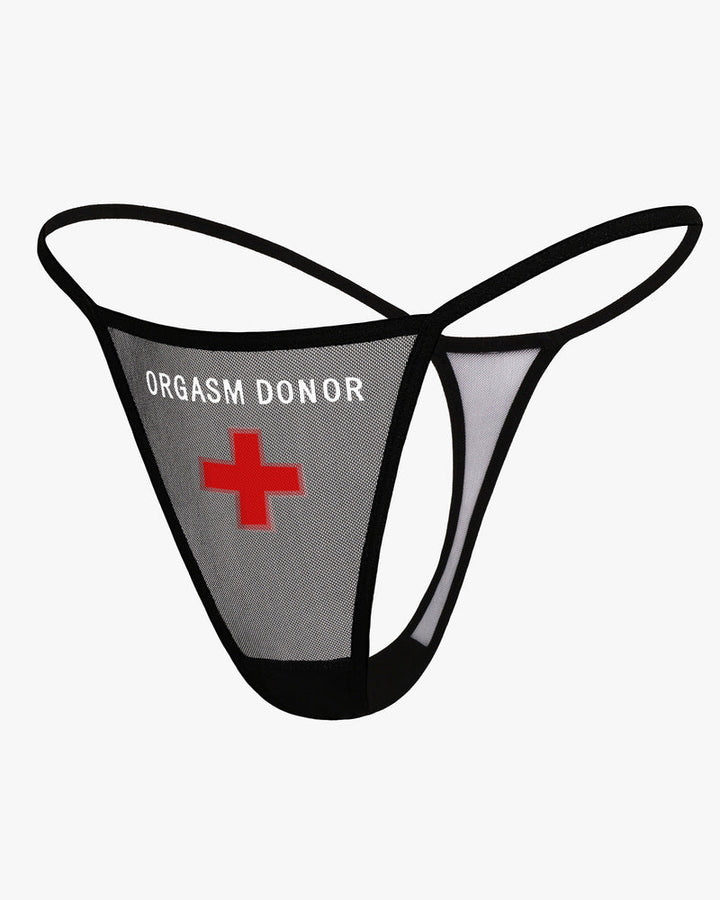 Serenyae – Low-Rise T-Back Mesh Panties