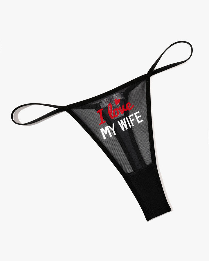 Serenyae – Low-Rise T-Back Mesh Panties