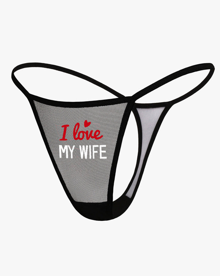 Serenyae – Low-Rise T-Back Mesh Panties