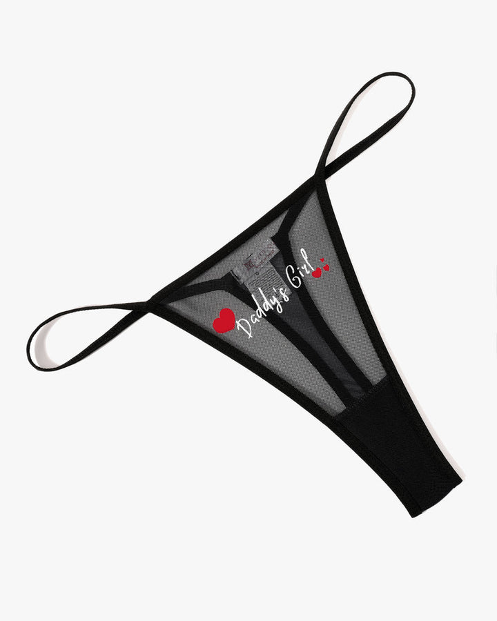 Serenyae – Low-Rise T-Back Mesh Panties