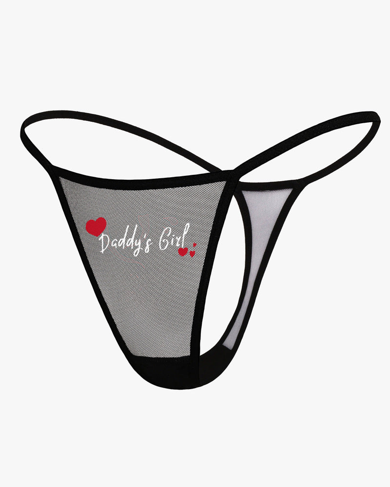 Serenyae – Low-Rise T-Back Mesh Panties