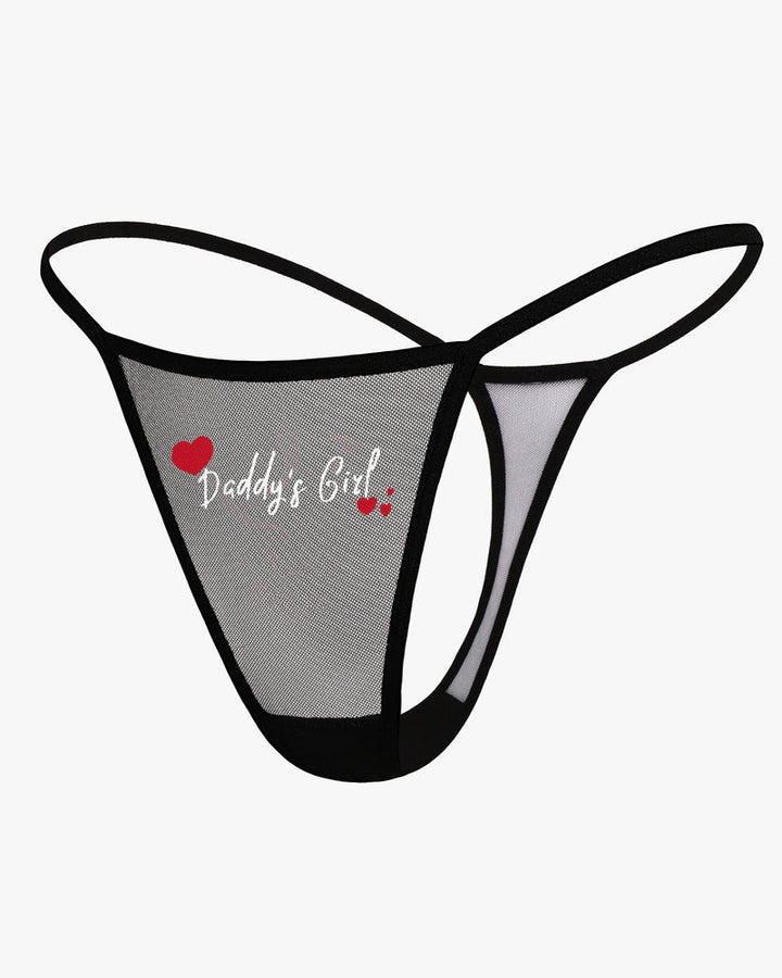 Serenyae – Low-Rise T-Back Mesh Panties
