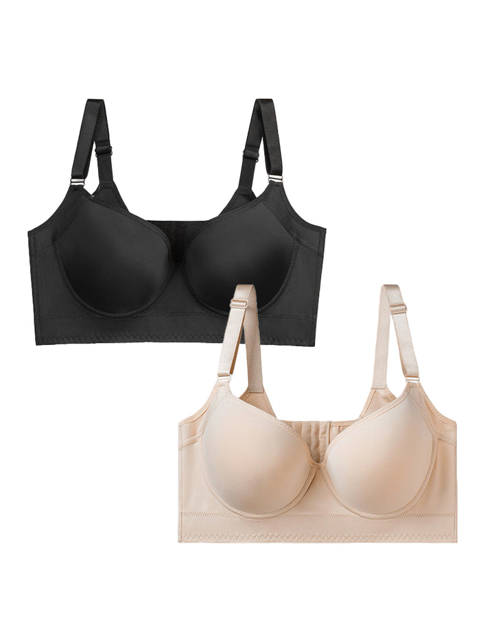 Cyravessia – Two-Pack High Compression Push-Up Bras