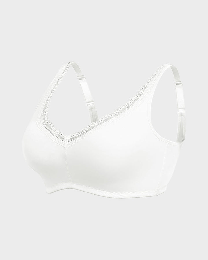 Auriviannea – Full Coverage Lace Trim Minimizer Bra