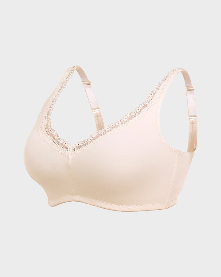 Auriviannea – Full Coverage Lace Trim Minimizer Bra