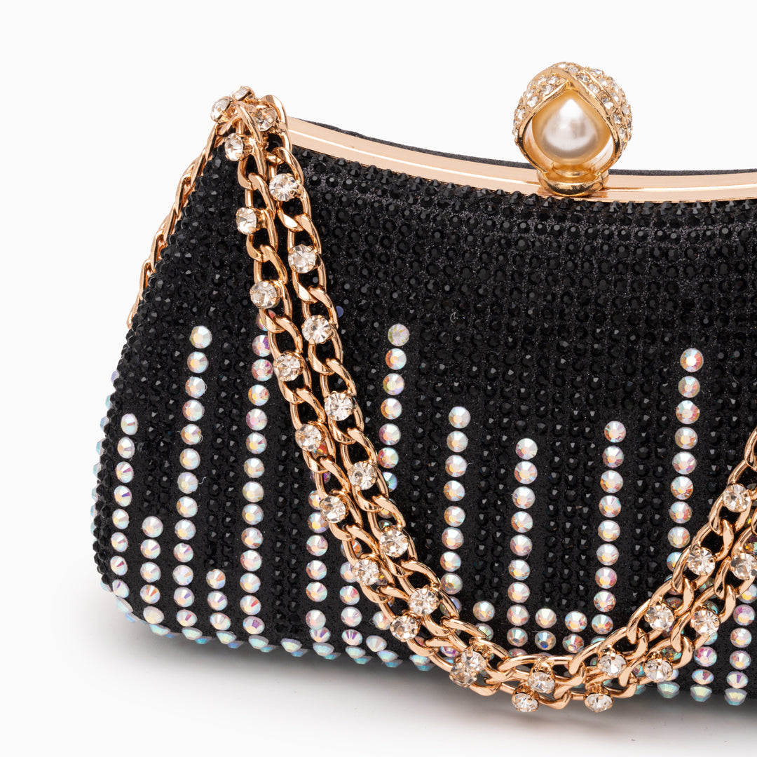 Armes Pearl-Glow Clutch Bag