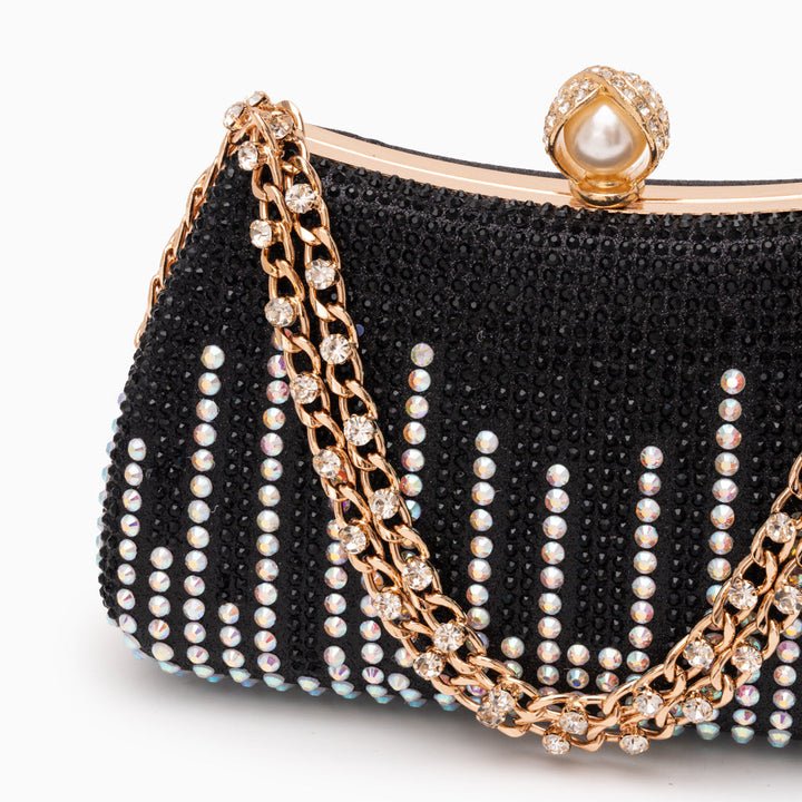 Armes Pearl-Glow Clutch Bag