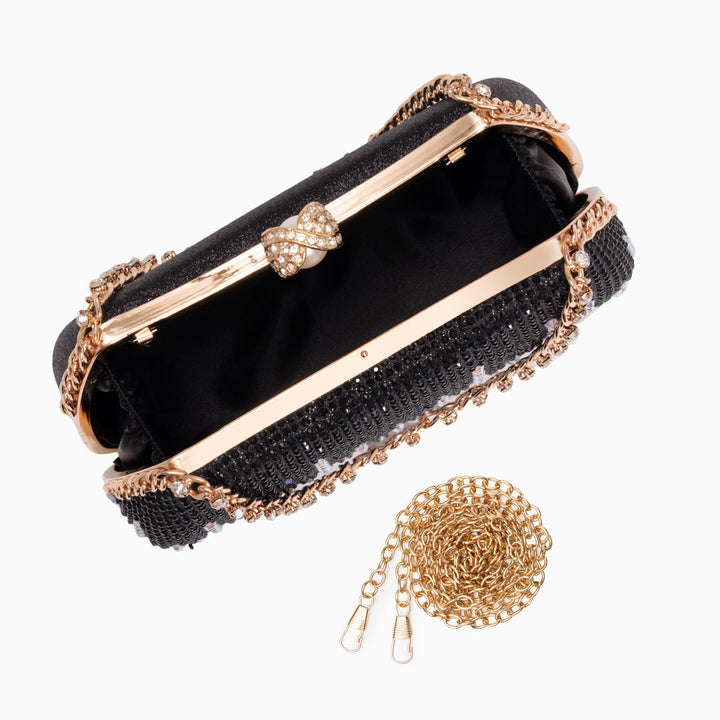 Armes Pearl-Glow Clutch Bag