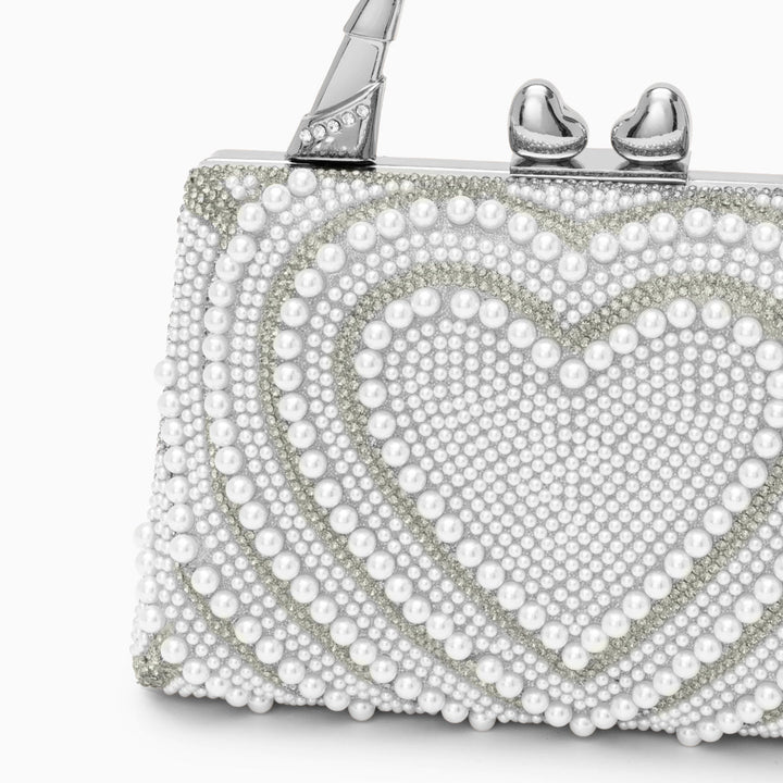 Katy Pearl Heart Handbag
