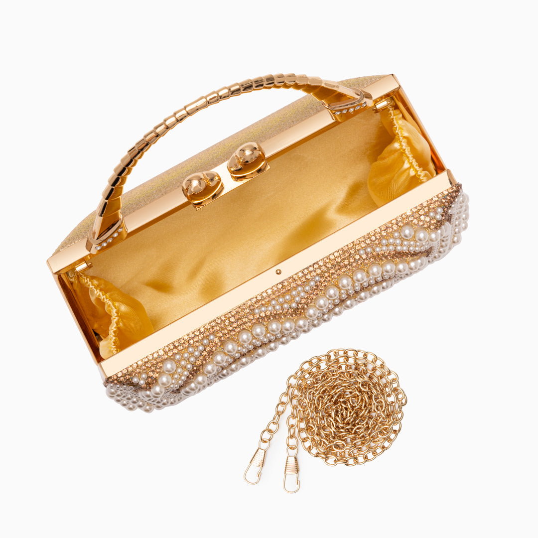 Katy Pearl Heart Handbag