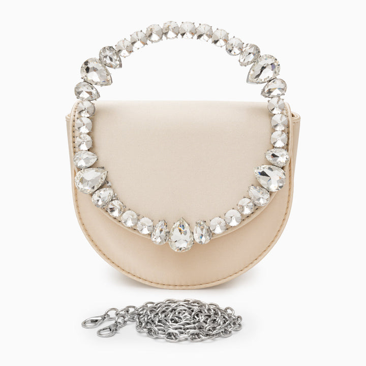 Loop Crystal Embellished Handbag