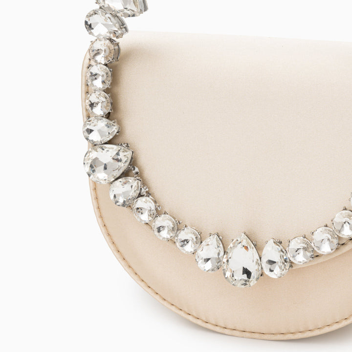 Loop Crystal Embellished Handbag