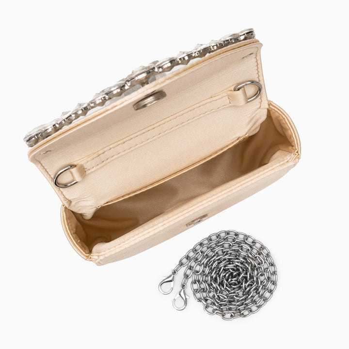 Loop Crystal Embellished Handbag