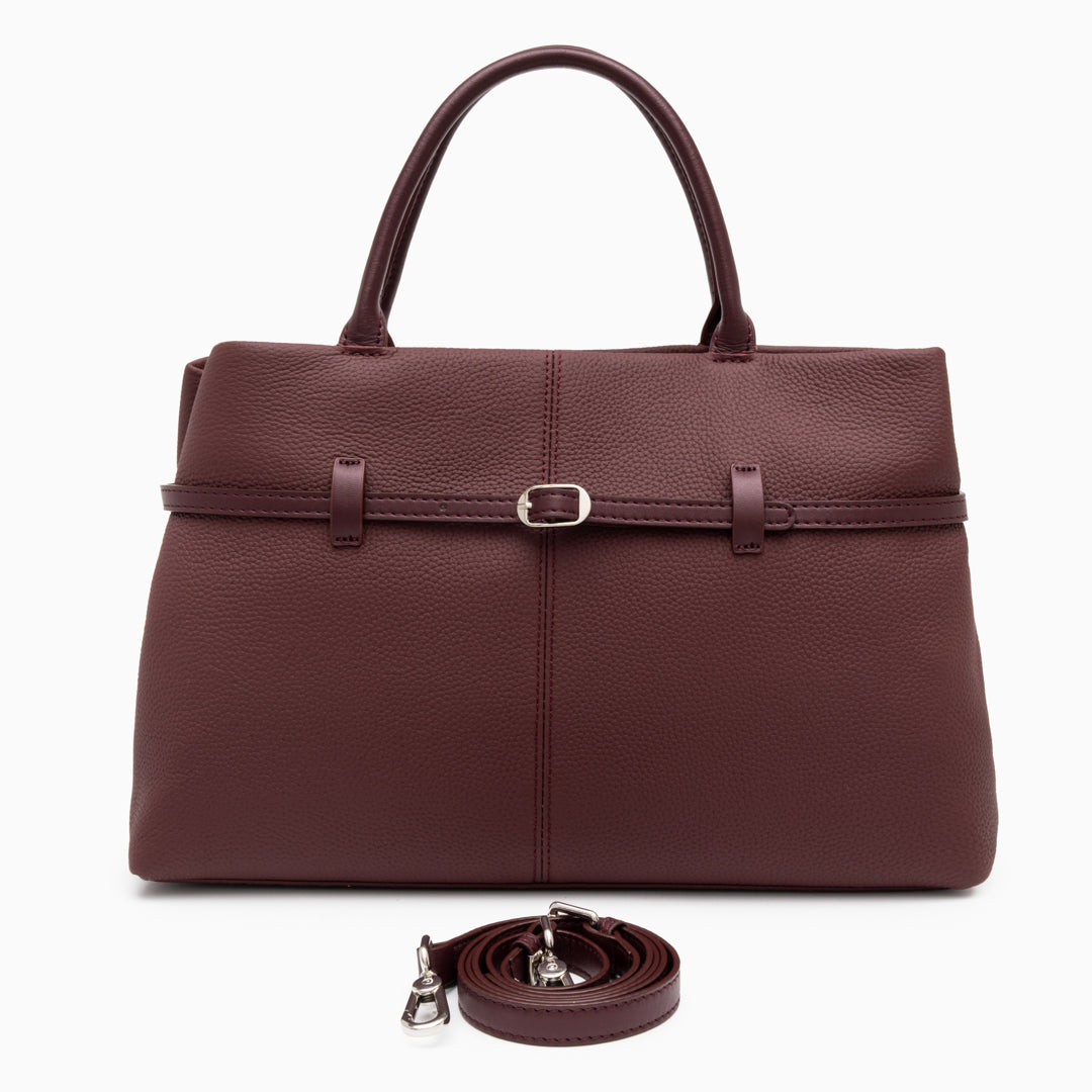Lorena Buckle Tote Bag