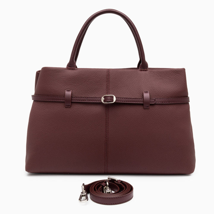 Lorena Buckle Tote Bag