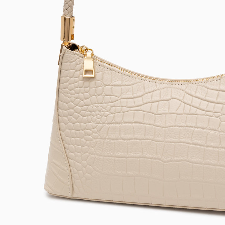 Cambria Croc Shoulder Bag
