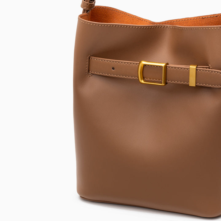 Lydia Buckle Bucket Bag