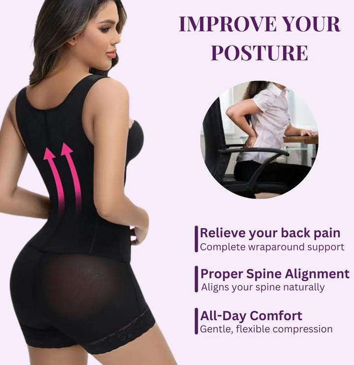 Serenyllisya – Luxe Steel-Boned Waist Trainer Vest