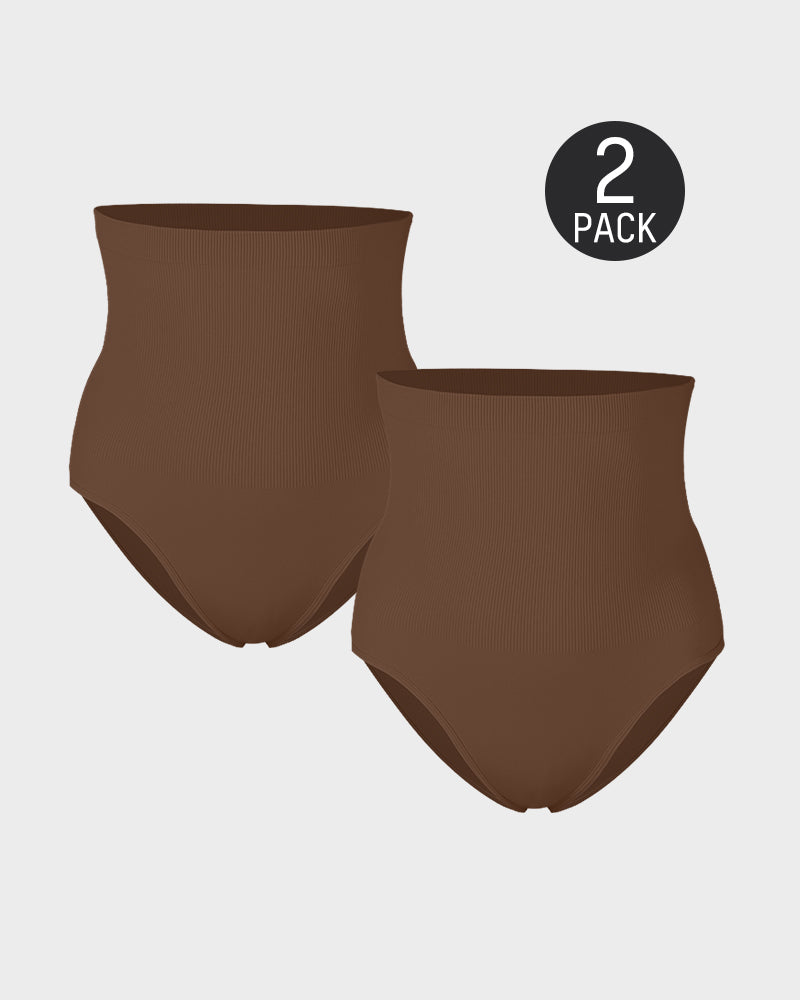 Cyralynthaes – Two-Pack High-Waist Tummy Control Briefs