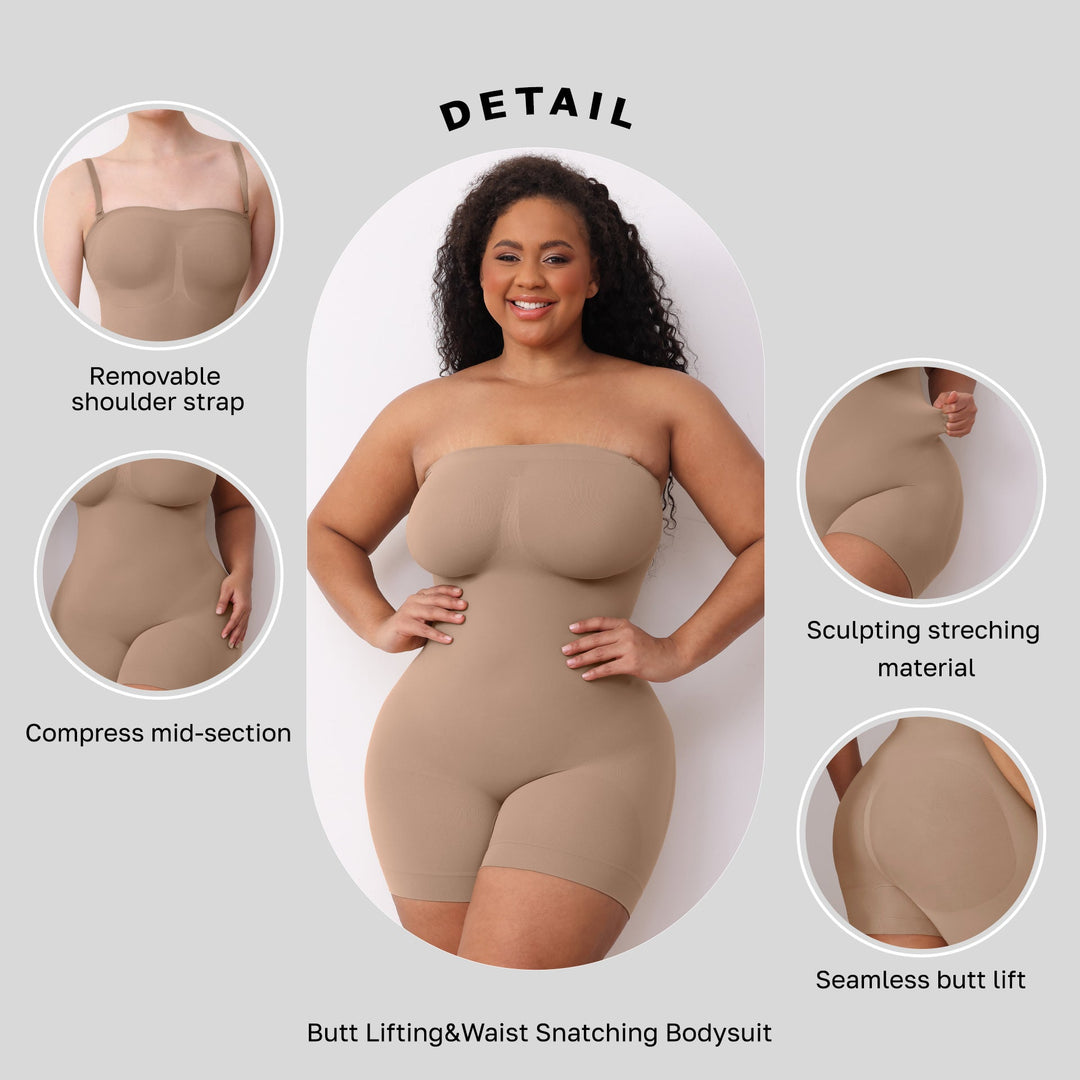 Serenyllira – Ultra-Slim Mid-Thigh Bodysuit
