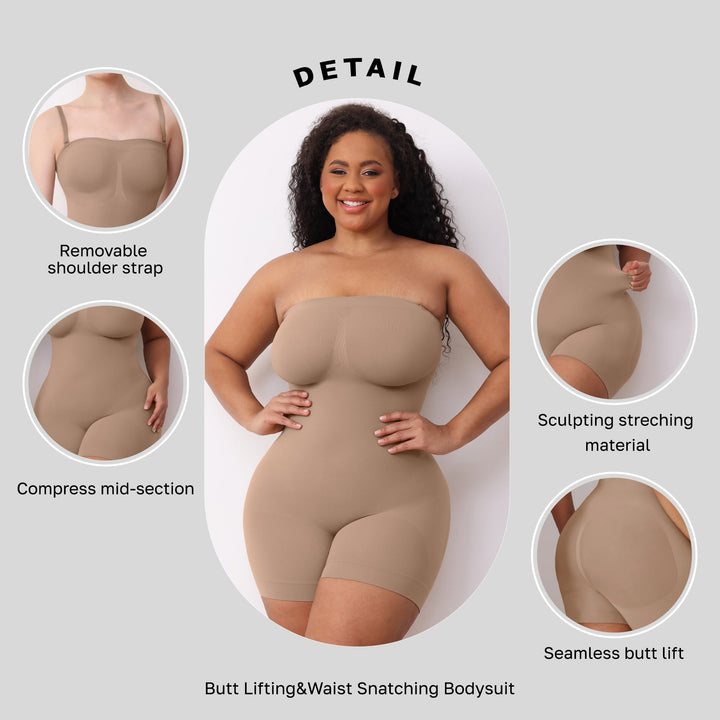 Serenyllira – Ultra-Slim Mid-Thigh Bodysuit